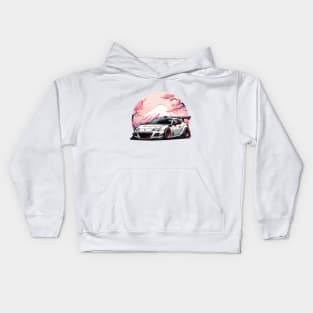 Subaru BRZ Car Art - Widebody Modified JDM Car Kids Hoodie